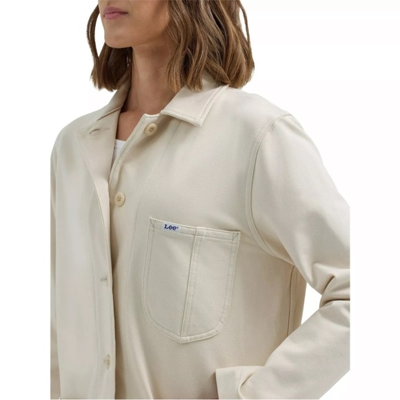 Lee Women's Plus Lee Layers Chore Duster, Size XXL, Loose Fit, Soy Bean, Pocket - Picture 3 of 6